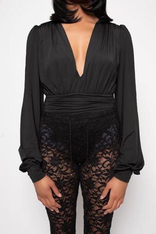 TIA Bodysuit (black) - nineth closet